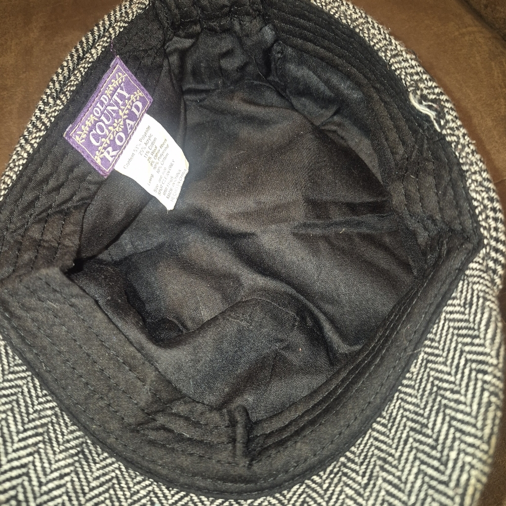 Old Country Road Wool Blend Hat with Button Accessory OS - Picture 5 of 6